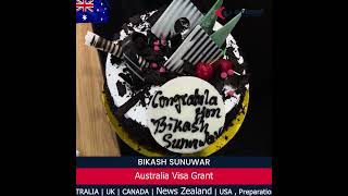 Bikash Sunuwar Australia Visa Grant [upl. by Lazaro403]