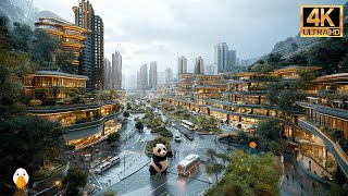 Chengdu Sichuan🇨🇳 Chinas New First Tier City of 20 Million People 4K UHD [upl. by Maxantia260]