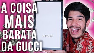 COMPREI O QUE TINHA DE MAIS BARATO NA GUCCI [upl. by Alrats]