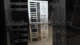 Stainless Steel Gate Designs Main Gates SS Gate Price SS Safety Doors 304 SS Steels [upl. by Hsenid350]