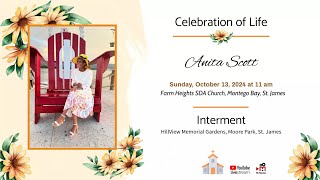 Celebrating the life of Anita Scott [upl. by Ashman]