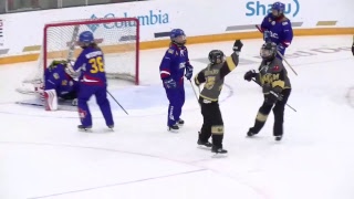 2019 CWG  Ringette  Game 28  BC vs MB [upl. by Swihart]