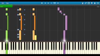 Bone Thugs N Harmony First of the Month Midi Piano Synthesia [upl. by Logan]