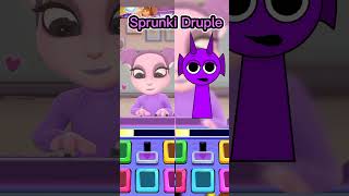 Talking Angela2 vs Incredibox Sprunki Durple talkingangela incredibox viralvideo shorts sprunki [upl. by Lenneuq]