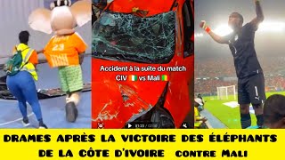 UNE JOIE QUI SE TRANSFORME EN DRAME APRÈS LA VICTOIRE DE LA CÔTE DIVOIRE FACE AU MALI [upl. by Waddington]