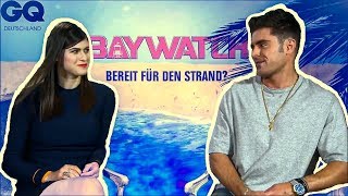 Zac Efron Makes Alexandra Daddario Blush Flirty Interview [upl. by Nitniuq731]