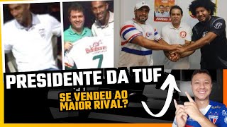 presidente da TUF se vendeu  Presidente da organizada do FEC declara apoio a ex presidente do Ceará [upl. by Anilatak]