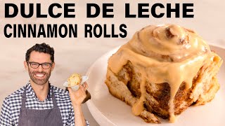 EASY Dulce de Leche Cinnamon Rolls [upl. by Nahsaj171]