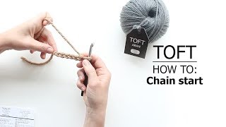 How To Chain Start  TOFT Crochet Lesson [upl. by Nylirrehs]