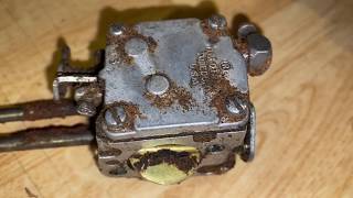 Tillotson Carburetor Cleaning Using Special Sauce Homelite Super XL700 [upl. by Maudie]