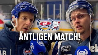 Inför match IK Oskarshamn vs Linköping HC quotSkönt att komma igångquot [upl. by Wirth606]