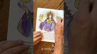 May 4th  Coloring the Virgin Martyr Pelagia of Tarsus [upl. by Jaffe]