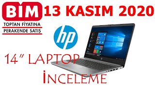 BİM 13 KASIM 2020  HP 14 İNÇ LAPTOP  AMD Ryzen 3 3250u 4GB Ram 128GB SSD  HP Dizüstü Bilgisayar [upl. by Ahcas]