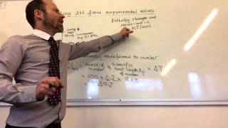 Finding Enthalpy changes from experimental results from wwwChemistryTuitionNet [upl. by Adnwahsat]