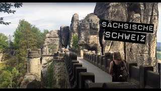 Die BASTEIBRÜCKE haut uns um  Sächsische Schweiz I Basteibrücke – Schwedenlöcher – Rathen [upl. by Alanson]