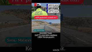 Trafik Cezaları APP plaka  Standart dışı plaka [upl. by Barrus]