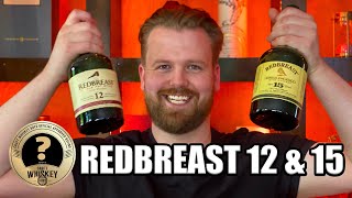 REDBREAST 12  15 IRISH WHISKEY  TWO MINUTE WHISKEY REVIEW [upl. by Aicia189]