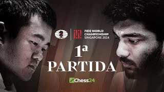 COMIENZA el CAMPEONATO DEL MUNDO de la FIDE  Ding Liren vs Gukesh Dommaraju [upl. by Phonsa271]