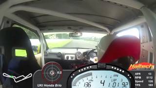 Trackvision  Haltech Racepak IQ3 Logger Dash on Honda Brio 12L [upl. by Peadar]