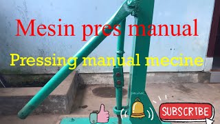 Mesin press manual emping melinjo [upl. by Ahsiaa428]