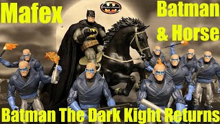 Mafex Batman amp Horse Deluxe The Dark Knight Returns Action Figure Review amp Comparison [upl. by Kikelia970]