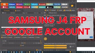 SAMSUNG J4 SMJ400F FRP GOOGLE ACCOUNT bypass with UNLOCKTOOL [upl. by Nneb]