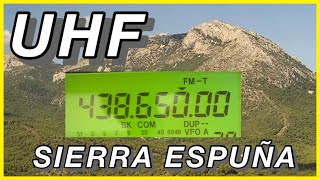 UHF DX REPETIDOR SIERRA ESPUÑA [upl. by Wrench989]