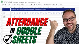 How To Use Google Sheets Attendance Template Attendance Sheet Online [upl. by Elora]