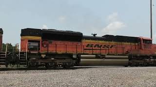 BNSF 8995 East in Chillicothe IL 71523 [upl. by Atekehs790]