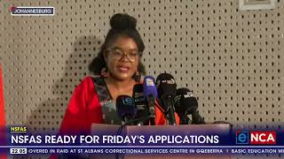 NSFAS ready for Fridays applications [upl. by Naujat]