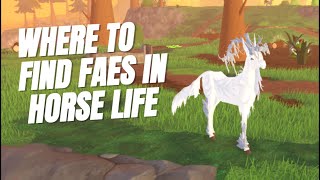 Where to Find Fae in Horse Life  Roblox [upl. by Scotti]