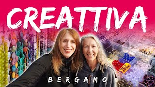 VENITE CON NOI ALLA FIERA CREATTIVA DI BERGAMO vlog [upl. by Budding666]