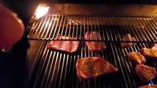 Steaks Chops and Lambon Bull Angus Grill [upl. by Nwahsid868]