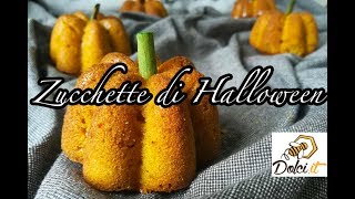 MINI BUNDT CAKES LA RICETTA DELLE ZUCCHETTE DI HALLOWEEN  Le ricette di Dolciit [upl. by Debbee]