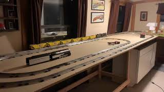 Menards Tubular track for the layout [upl. by Ynaffi]