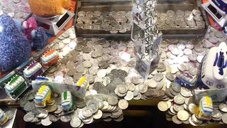 10p UK Coin Pusher Penny Pusher  Stacker  SlamAWinner JJGeneral1 Shoutout [upl. by Ahsener668]