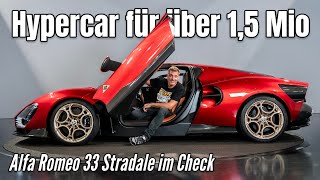 Alfa Romeo 33 Stradale Supersportwagen mit V6 oder Elektroantrieb kommt 2024  Check  Review [upl. by Chariot]