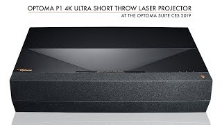 Optoma P1 4K UHD Laser Cinema Unveiled at CES 2019 [upl. by Atirehs978]