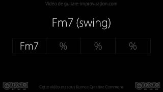 Fm7 jazzswing 130 bpm  Backing Track [upl. by Dempsey701]