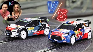 Carrera Go 143 slot car Rally racing WITH A TWIST [upl. by Ahseuqram32]