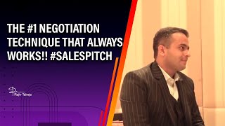 The 1 Negotiation Technique That ALWAYS Works SalesPitch [upl. by Arihay]