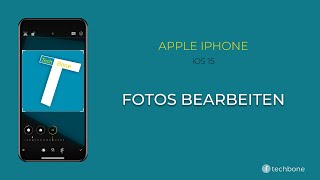 Fotos bearbeiten  Apple iPhone iOS 15 [upl. by Jenkins952]