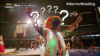 Lexis King vs Robert Anthony w Frank The Clown 5122019 WarriorWrestling Ep652 [upl. by Iruy121]