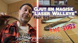 Gjut en magisk quotLaser Walleyequot  How to make the magic color quotLaser Walleyequot ENG SUBS [upl. by Fara]