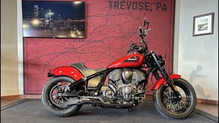 2022 Indian Chief Bobber Ruby Metallic [upl. by Liborio]