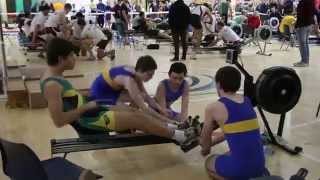 Indoor rowing relay [upl. by Lindsley]