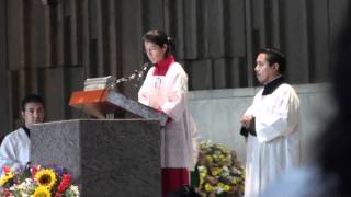 Marisz cantando Salmo en la Basílica de Guadalupe [upl. by Enihpesoj]