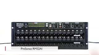 HandsOn Review PreSonus  StudioLive RM32AI amp RM16AI [upl. by Nilat]