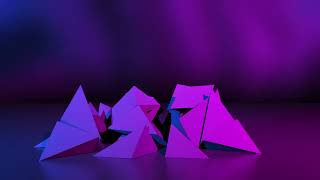 Breaking Objects Into Pieces 4K  Symmetrically Presliced cube Animation [upl. by Enialahs]