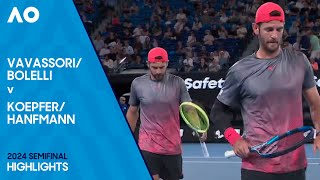 BolelliVavassori v HanfmannKoepfer Highlights  Australian Open 2024 Semifinal [upl. by Andriana]